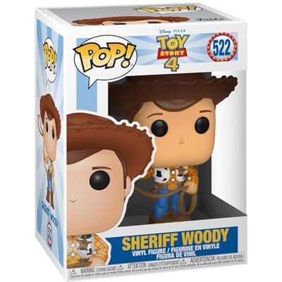 Funko POP! Vinyl: Disney: Toy Story 4 Woody 37383 Samlarfigur, Flerfärgad Funko POP! Vinyl: Disney: Toy Story 4 Woody 37383 Samlarfigur, Flerfärgad