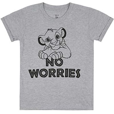 Disney Lejonkungen No Worries t-shirt för flickor Disney Lejonkungen No Worries t-shirt för flickor