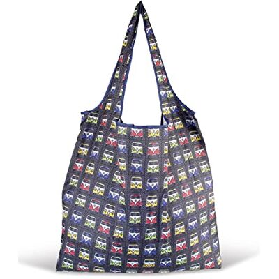 BRISA VW Collection – Volkswagen stor shoppingväska, färgglad, Polyester, VW T1 buss BRISA VW Collection – Volkswagen stor shoppingväska, färgglad, Polyester, VW T1 buss
