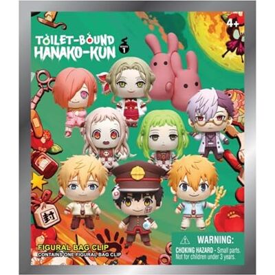 Monogram toalett – bunden Hanako-Kun figurväska klämma serie 1-3D skum figurväska klämma i persiennväska, flerfärgad, 6,3 cm Monogram toalett – bunden Hanako-Kun figurväska klämma serie 1-3D skum figurväska klämma i persiennväska, flerfärgad, 6,3 cm