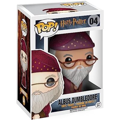 Funko POP! Movies: Harry Potter Albus Dumbledore Samlingsbar vinylfigur Presentidé Officiell Merchandise Leksaker för barn och vuxna Filmfans Modellfigur för samlare och utställning Funko POP! Movies: Harry Potter Albus Dumbledore Samlingsbar vinylfigur Presentidé Officiell Merchandise Leksaker för barn och vuxna Filmfans Modellfigur för samlare och utställning