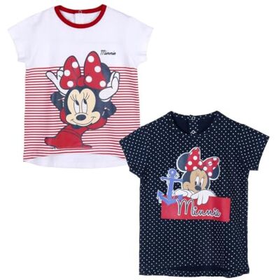 CERDÁ LIFE'S LITTLE MOMENTS Flick-pack 2 barn kortärmad t-shirt Mimmi Pigg perfekt för sommaren T-shirtar i bomull 100% av Disney officiellt licensierad röd, normal CERDÁ LIFE'S LITTLE MOMENTS Flick-pack 2 barn kortärmad t-shirt Mimmi Pigg perfekt för sommaren T-shirtar i bomull 100% av Disney officiellt licensierad röd, normal