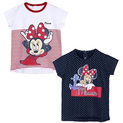 CERDÁ LIFE'S LITTLE MOMENTS Flick-pack 2 barn kortärmad t-shirt Mimmi Pigg perfekt för sommaren T-shirtar i bomull 100% av Disney officiellt licensierad röd, normal CERDÁ LIFE'S LITTLE MOMENTS Flick-pack 2 barn kortärmad t-shirt Mimmi Pigg perfekt för sommaren T-shirtar i bomull 100% av Disney officiellt licensierad röd, normal