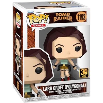 Funko Pop! Spel: Tomb Raider Lara Croft (Polygon) Samlarobjekt vinylfigur Presentidé Officiella varor Leksaker för barn och vuxna TV-spelsfans Modellfigur för samlare Funko Pop! Spel: Tomb Raider Lara Croft (Polygon) Samlarobjekt vinylfigur Presentidé Officiella varor Leksaker för barn och vuxna TV-spelsfans Modellfigur för samlare