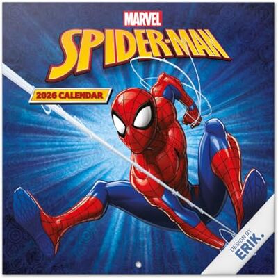 Grupo Erik Wall Calendar 2026 Marvel Spiderman Calendar 2026 Square 30 x 30 cm 12 x 12 inches Wall Planner, Family Planner Month To View Spider Man Gifts, Spiderman Gifts For Friends Grupo Erik Wall Calendar 2026 Marvel Spiderman Calendar 2026 Square 30 x 30 cm 12 x 12 inches Wall Planner, Family Planner Month To View Spider Man Gifts, Spiderman Gifts For Friends