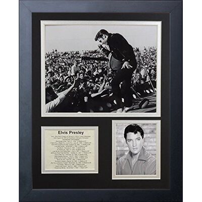 Elvis Presley Handgjord Fotokolage - Legends Never Die - 11x35,6 cm Elvis Presley Handgjord Fotokolage - Legends Never Die - 11x35,6 cm