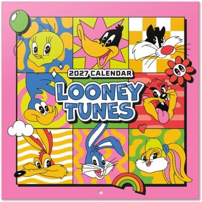 Grupo Erik Looney Tunes Wall Calendar 2027 UK Gifts, Merchandise Official Looney Tunes Calendar 2027 Square Wall Planner Month to View, Family Calendar 2027 UK Looney Tunes Merch Grupo Erik Looney Tunes Wall Calendar 2027 UK Gifts, Merchandise Official Looney Tunes Calendar 2027 Square Wall Planner Month to View, Family Calendar 2027 UK Looney Tunes Merch