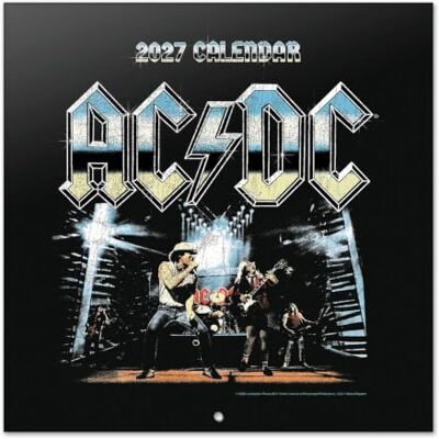 Grupo Erik AC/DC Wall Calendar 2027 UK ACDC Gifts, Merchandise Official ACDC Calendar 2027 Square Wall Planner Month to View, Family Calendar 2027 UK AC DC Gifts, Merch Grupo Erik AC/DC Wall Calendar 2027 UK ACDC Gifts, Merchandise Official ACDC Calendar 2027 Square Wall Planner Month to View, Family Calendar 2027 UK AC DC Gifts, Merch