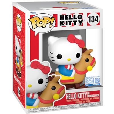 Funko Pop! Premium: Hello Kitty Hello Kitty on Rocking Horse Samlarobjekt vinylfigur Presentidé Officiella produkter Anime-fans Funko Pop! Premium: Hello Kitty Hello Kitty on Rocking Horse Samlarobjekt vinylfigur Presentidé Officiella produkter Anime-fans