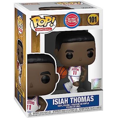 Funko Pop NBA Legends Isiah Thomas Pistons Home Jersey Vinyl Figure Funko Pop NBA Legends Isiah Thomas Pistons Home Jersey Vinyl Figure
