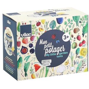 Vilac Liten grönsaksträdgård-set transplanterare och kratta i trä och metall + förvaringsväska perfekt för att upptäcka trädgårdsarbete, växtlivscykler och pollinatorer, 3804G Vilac Liten grönsaksträdgård-set transplanterare och kratta i trä och metall + förvaringsväska perfekt för att upptäcka trädgårdsarbete, växtlivscykler och pollinatorer, 3804G