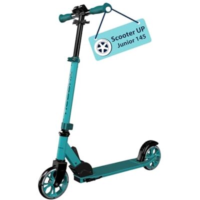 HUDORA Scooter Up 145 junior – högkvalitativ och säker barnsparkcykel från 3 år – vikbar stadscykel med 145 mm hjul – justerbar höjd för pojkar och flickor upp till 60 kg HUDORA Scooter Up 145 junior – högkvalitativ och säker barnsparkcykel från 3 år – vikbar stadscykel med 145 mm hjul – justerbar höjd för pojkar och flickor upp till 60 kg