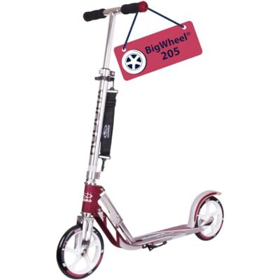 HUDORA Big Wheel 205 14764/01 Sparkcykel, Rosa, Silver, En Storlek HUDORA Big Wheel 205 14764/01 Sparkcykel, Rosa, Silver, En Storlek