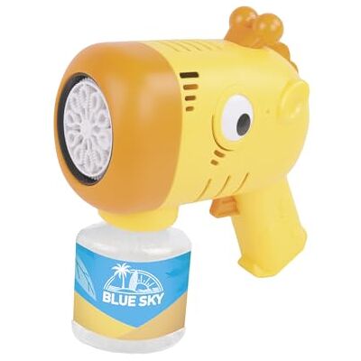 Blue Sky Automatisk bubbelmaskin tvålbubblor giraff gul plast 042873 trådlös leksak för barn utomhuslek sommarlek födelsedag 3 år Blue Sky Automatisk bubbelmaskin tvålbubblor giraff gul plast 042873 trådlös leksak för barn utomhuslek sommarlek födelsedag 3 år