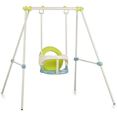 Smoby 7600830304 Babygunga i Metall Babygunga i Metall från , 118 cm, Säkerhetsstol, UV-Beständiga Plastdelar, Max 25 kg, Från 6 månader Smoby 7600830304 Babygunga i Metall Babygunga i Metall från , 118 cm, Säkerhetsstol, UV-Beständiga Plastdelar, Max 25 kg, Från 6 månader