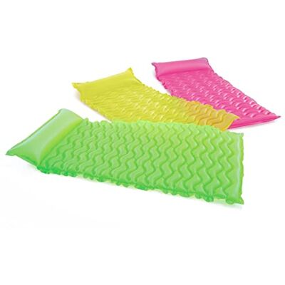 Intex 58807EU Tote-n-Float Wave Mats – luftmadrass – 229 x 86 cm – blandade färger Intex 58807EU Tote-n-Float Wave Mats – luftmadrass – 229 x 86 cm – blandade färger