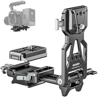 NEEWER Vikbar V-monterad batteriplatta med Arca-typ snabbfrigörande kamera basplatta, lätt DSLR-kamera videorigg kompatibel med SmallRig V-montering batteribur DJI RS4 RS3 Gimbal, PS015 PRO NEEWER Vikbar V-monterad batteriplatta med Arca-typ snabbfrigörande kamera basplatta, lätt DSLR-kamera videorigg kompatibel med SmallRig V-montering batteribur DJI RS4 RS3 Gimbal, PS015 PRO