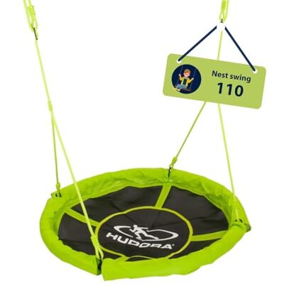 HUDORA 72156 Gunga för Barn, Svart, Grön, ⌀ 110 cm HUDORA 72156 Gunga för Barn, Svart, Grön, ⌀ 110 cm