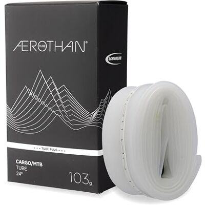 Schwalbe Aerothan Plus Tube – exklusiv cykelslang – TPU, ventil SV och AV – lätt och robust, punkteringssäker – tillverkad i Tyskland Schwalbe Aerothan Plus Tube – exklusiv cykelslang – TPU, ventil SV och AV – lätt och robust, punkteringssäker – tillverkad i Tyskland
