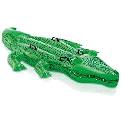 Intex Ride-On Krokodil STOR 203x114cm (max 80kg) (från 3 år) (Giant Gator Ride-On) Intex Ride-On Krokodil STOR 203x114cm (max 80kg) (från 3 år) (Giant Gator Ride-On)