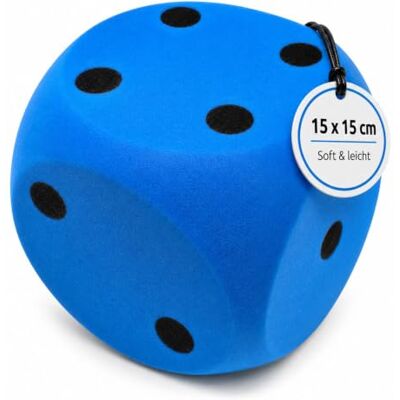 alldoro 63108 XXL skumkub blå, 15 x 15 cm, stora mjuka lekkuber, mjuka och tysta, lek och inlärning, inomhus och utomhus alldoro 63108 XXL skumkub blå, 15 x 15 cm, stora mjuka lekkuber, mjuka och tysta, lek och inlärning, inomhus och utomhus
