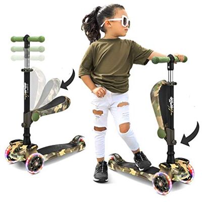Hurtle Sparkcykel för barn Stå & Kryss Barn/Småbarns Leksaksfällbara Sparkcyklar med Justerbar Höjd, Halkfritt Deck, Blinkande Hjulbelysning, för Pojkar/Flickor 2-12 År Gamla (Camouflage) Hurtle Sparkcykel för barn Stå & Kryss Barn/Småbarns Leksaksfällbara Sparkcyklar med Justerbar Höjd, Halkfritt Deck, Blinkande Hjulbelysning, för Pojkar/Flickor 2-12 År Gamla (Camouflage)