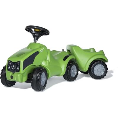 Set babyrutschkana med släpvagn RollyMinitrac Deutz Agrokid (rutschkana med förvaringsfack, ergonomisk fordonskontur, ratt med tuta lämplig från 1 ½ år) 135899 Set babyrutschkana med släpvagn RollyMinitrac Deutz Agrokid (rutschkana med förvaringsfack, ergonomisk fordonskontur, ratt med tuta lämplig från 1 ½ år) 135899