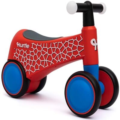 Hurtle Balanscykel för småbarn, Babyleksak för åldrarna 1–3, Pedalfri Balanstränare för baby med upplysta styren, Stabila åkleksaker för småbarn 1–3, Utvecklar styrning och kontroll, Röd Hurtle Balanscykel för småbarn, Babyleksak för åldrarna 1–3, Pedalfri Balanstränare för baby med upplysta styren, Stabila åkleksaker för småbarn 1–3, Utvecklar styrning och kontroll, Röd
