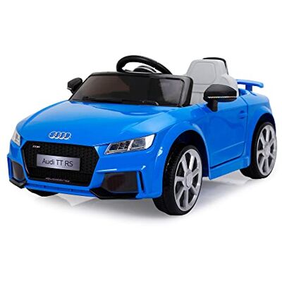 Feber – Audi TT RS Blue R/C, 1-sits elbil, radiokontroll, med bildetaljer: strålkastare med ljus, 2 växlar, ljud, 3 till 8 år, FAMOSA (800013441) Feber – Audi TT RS Blue R/C, 1-sits elbil, radiokontroll, med bildetaljer: strålkastare med ljus, 2 växlar, ljud, 3 till 8 år, FAMOSA (800013441)