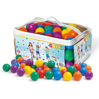 Intex - Fun Ballz - Flerfärgad - 100 st - Ballsats Intex - Fun Ballz - Flerfärgad - 100 st - Ballsats