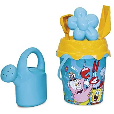 Smoby Strandhink med tillbehör dekorerad med svampbob (7600862152) Smoby Strandhink med tillbehör dekorerad med svampbob (7600862152)
