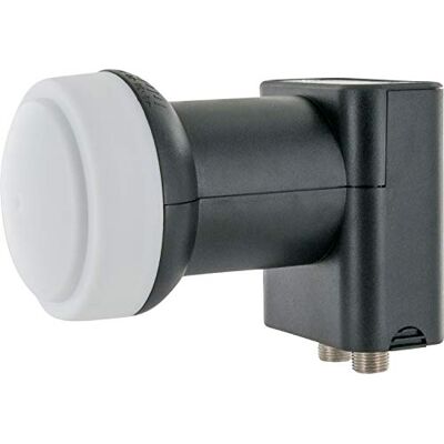 SCHWAIGER Universal Twin LNB ljusgrå SCHWAIGER Universal Twin LNB ljusgrå