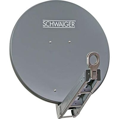 SCHWAIGER SPI075PA011 aluminium offsetantenn 75 cm, premiumklass, antracit SCHWAIGER SPI075PA011 aluminium offsetantenn 75 cm, premiumklass, antracit
