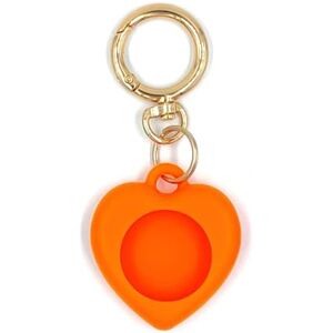 ROYALCOVER Hjärtform silikonfodral för Apple Airtag-fodral, silikon tracker fodral (orange) ROYALCOVER Hjärtform silikonfodral för Apple Airtag-fodral, silikon tracker fodral (orange)
