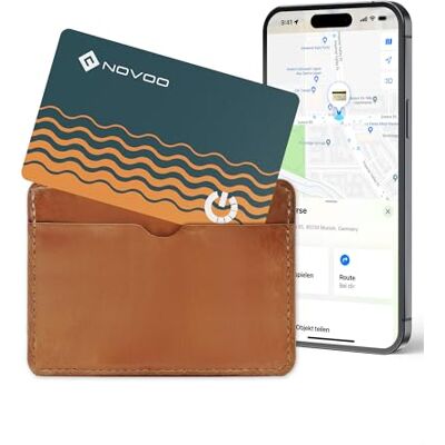 NOVOO Objekt Locator kort, plånbok Tracker ultratunn Air Tag Tracker för App Locate (iOS), Smart Tracker Bluetooth-kort för plånbok, resväska, väska NOVOO Objekt Locator kort, plånbok Tracker ultratunn Air Tag Tracker för App Locate (iOS), Smart Tracker Bluetooth-kort för plånbok, resväska, väska