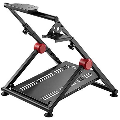 NanoRS RS155 rattställ, spelrattstativ för ratt pedaler, växelspak upp till 20 kg hållare racingratt racing simulator hjul stativ, hjulstativ, ram NanoRS RS155 rattställ, spelrattstativ för ratt pedaler, växelspak upp till 20 kg hållare racingratt racing simulator hjul stativ, hjulstativ, ram