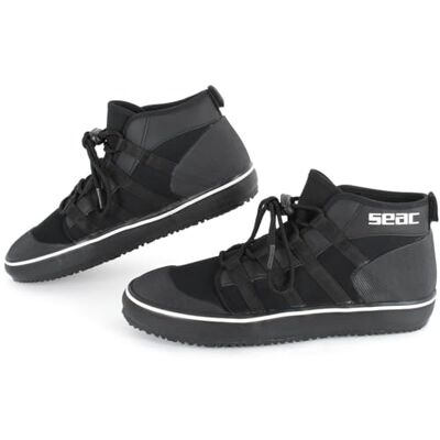 SEAC Rock Boots HD, Styva sulor med snörning för dykning under vatten, 3 mm SEAC Rock Boots HD, Styva sulor med snörning för dykning under vatten, 3 mm