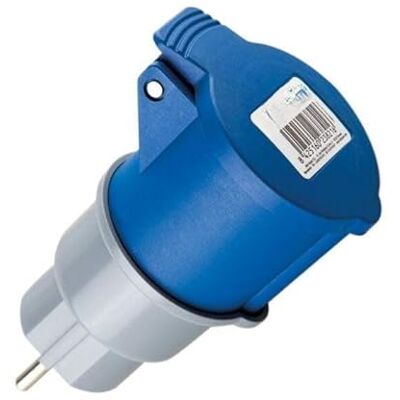 Brightium Industriell adapter IP44 2P+T, M2P, 2P+T-bas, idealisk för säkra elektriska anslutningar i utomhus- och maskinmiljöer. Brightium Industriell adapter IP44 2P+T, M2P, 2P+T-bas, idealisk för säkra elektriska anslutningar i utomhus- och maskinmiljöer.