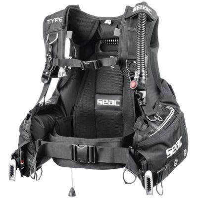 SEAC -typ, BCD för dykning ergonomisk och hydrodynamisk SEAC -typ, BCD för dykning ergonomisk och hydrodynamisk