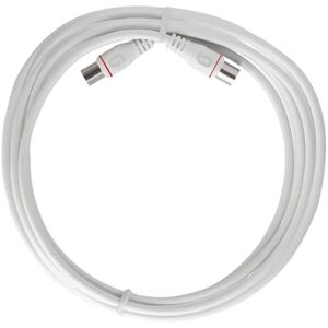 Axing EAK 301-80 terminalanslutningskabel 3 m F-Quickfix F-kontakt 4-vägs skärmad modemkabel för kabelmodem DATA CATV kabel-TV Axing EAK 301-80 terminalanslutningskabel 3 m F-Quickfix F-kontakt 4-vägs skärmad modemkabel för kabelmodem DATA CATV kabel-TV