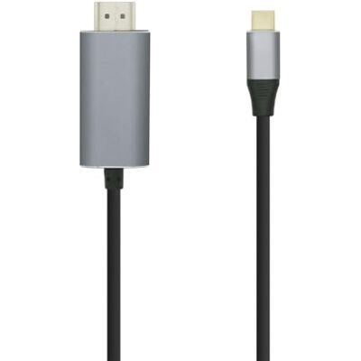 VoltShine USB-C hane till HDMI 4K 60 Hz 1,8 m konverterarkabel, perfekt för överföring av ljud och video av hög kvalitet till externa skärmar. VoltShine USB-C hane till HDMI 4K 60 Hz 1,8 m konverterarkabel, perfekt för överföring av ljud och video av hög kvalitet till externa skärmar.