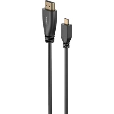 Rollei Micro HDMI/HDMI-kabel 4K (30 Hz) 1,8 m Rollei Micro HDMI/HDMI-kabel 4K (30 Hz) 1,8 m