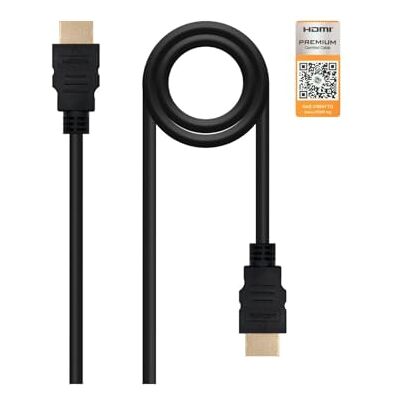 PRENDELUZ 4K @ 60 Hz A/M-certifierad HDMI V2.0-kabel perfekt för högupplöst video- och ljudströmning på kompatibla enheter. PRENDELUZ 4K @ 60 Hz A/M-certifierad HDMI V2.0-kabel perfekt för högupplöst video- och ljudströmning på kompatibla enheter.