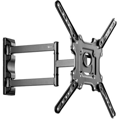 TELE System Tilt & Swivel TV-väggfäste, TV-armfäste 32-55 tum, VESA 100x100-400x400, Ultrastyrka upp till 31,8 kg, 58-428 mm förlängning, 180° rotation TELE System Tilt & Swivel TV-väggfäste, TV-armfäste 32-55 tum, VESA 100x100-400x400, Ultrastyrka upp till 31,8 kg, 58-428 mm förlängning, 180° rotation
