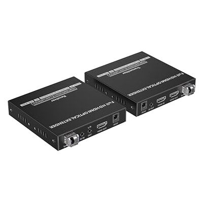 PremiumCord HDMI optisk förlängare upp till 40 km, Lc, Full HD 1080p 60Hz, HDMI 1.3, HDCP 1.4, HDR, djupfärg, Ir, Rs232, ljud 3,5 mm, metallfodral, svart PremiumCord HDMI optisk förlängare upp till 40 km, Lc, Full HD 1080p 60Hz, HDMI 1.3, HDCP 1.4, HDR, djupfärg, Ir, Rs232, ljud 3,5 mm, metallfodral, svart