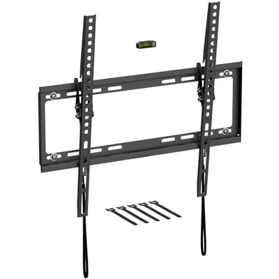 D-line TV-väggfäste för TV-apparater med låg profil, lutande TV-väggfäste med vattennivå, smalt lutande TV-fäste – VESA 200 x 200 mm – 400 x 400 mm, rymmer upp till 50 kg D-line TV-väggfäste för TV-apparater med låg profil, lutande TV-väggfäste med vattennivå, smalt lutande TV-fäste – VESA 200 x 200 mm – 400 x 400 mm, rymmer upp till 50 kg
