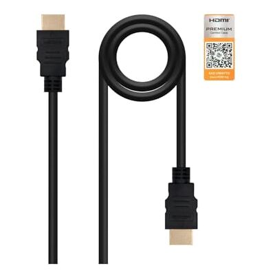 PRENDELUZ Certifierad HDMI-kabel V2.0 4K@60HZ 18 GBPS, A/M-AM 1,5 m NANOCKABLE PRENDELUZ Certifierad HDMI-kabel V2.0 4K@60HZ 18 GBPS, A/M-AM 1,5 m NANOCKABLE