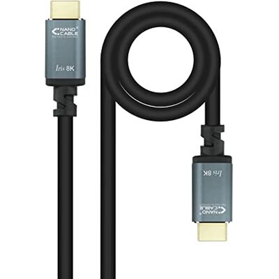 Monkey Ladder IRIS 8K HDMI-kabel 1,5 m, svart Monkey Ladder IRIS 8K HDMI-kabel 1,5 m, svart