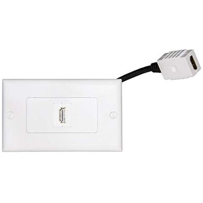 LINK LKLOR03 Plack Mod 503 Med Hdmi Kvinna/kvinnliga kontakter med kapsel Cm 14 LINK LKLOR03 Plack Mod 503 Med Hdmi Kvinna/kvinnliga kontakter med kapsel Cm 14