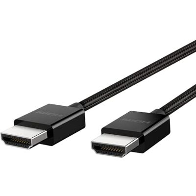 Belkin Ultra HD-Highspeed-HDMI-Kabel (2018, 2 m-4K-HDMI-Kabel, unterstützt 4K/120 Hz und 8K/60 Hz, Dolby Vision-/HDR 10-kompatibel, 48 Gbit/s) Schwarz Belkin Ultra HD-Highspeed-HDMI-Kabel (2018, 2 m-4K-HDMI-Kabel, unterstützt 4K/120 Hz und 8K/60 Hz, Dolby Vision-/HDR 10-kompatibel, 48 Gbit/s) Schwarz